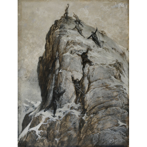 The Ascent of the Matterhorn, Arrival at the Summit
